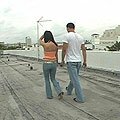 on the roof